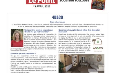 Parution dans Le Point Edition Spéciale Toulouse